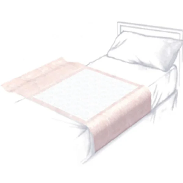 SPC Quilted Bed Underpads 27 x 70 Tuck In Sides (75 count) - Image 2